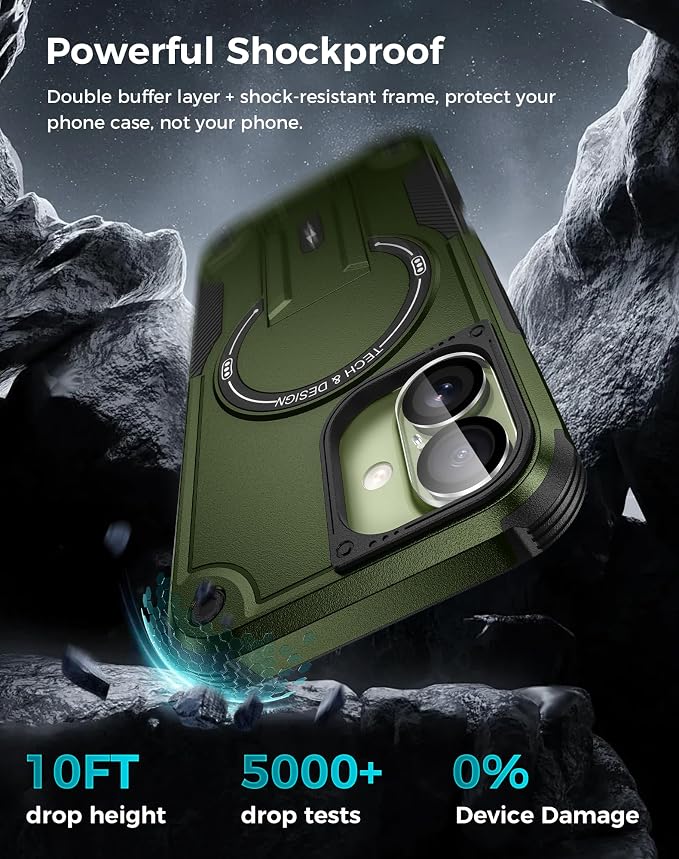 Goton for iPhone 17 Case with Privacy Tempered Glass Screen Protector & Camera
