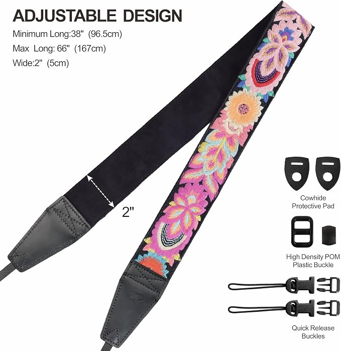 Padwa Lifestyle Colorful Knit Camera Strap