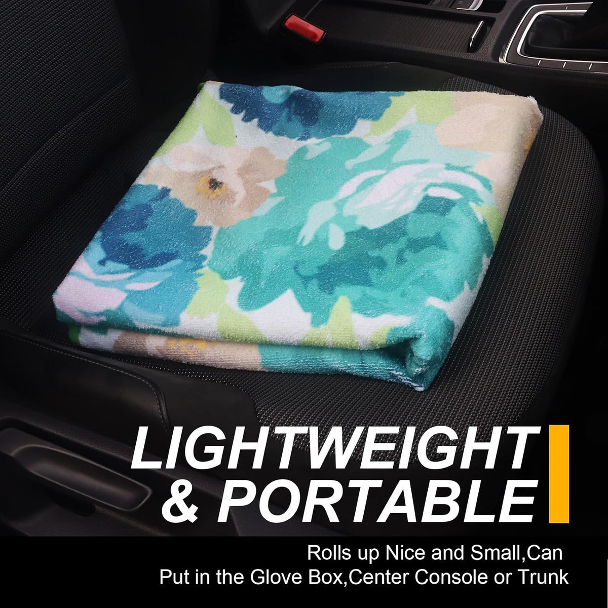 Back Seat Cover for Car Trucks Van SUV Jeep,Waterproof Rear Bench Towel Seat Covers for Dogs and Kids,Automotive Backseat Protector (Chrysanthemum)