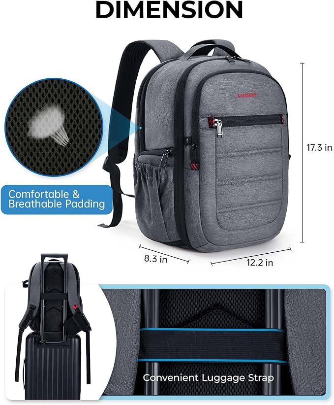 BAGSMART Camera Bag for DSLR, Waterproof Camera Backpacks for Photographers