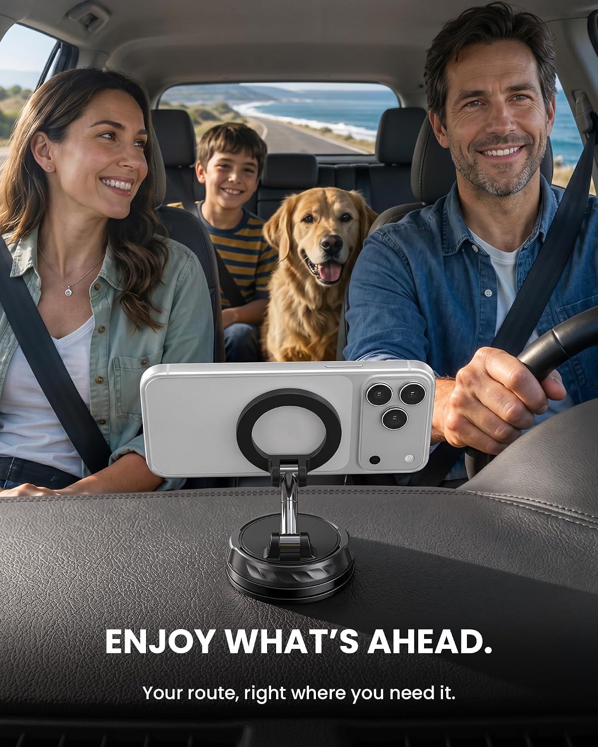 for Magsafe Car Mount, [2026 Ultra Vacuum] Magnetic Phone Holders
