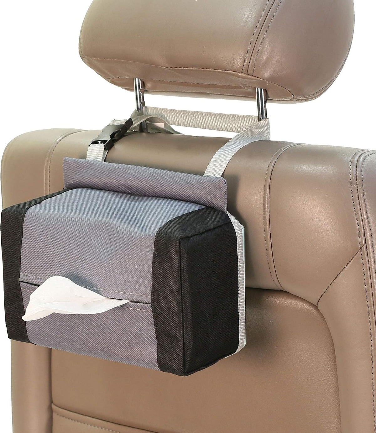 FH Group E-Z Travel Napkin Tissue Dispenser Holder fits Most Cars, SUVs, Trucks, and Vans Red