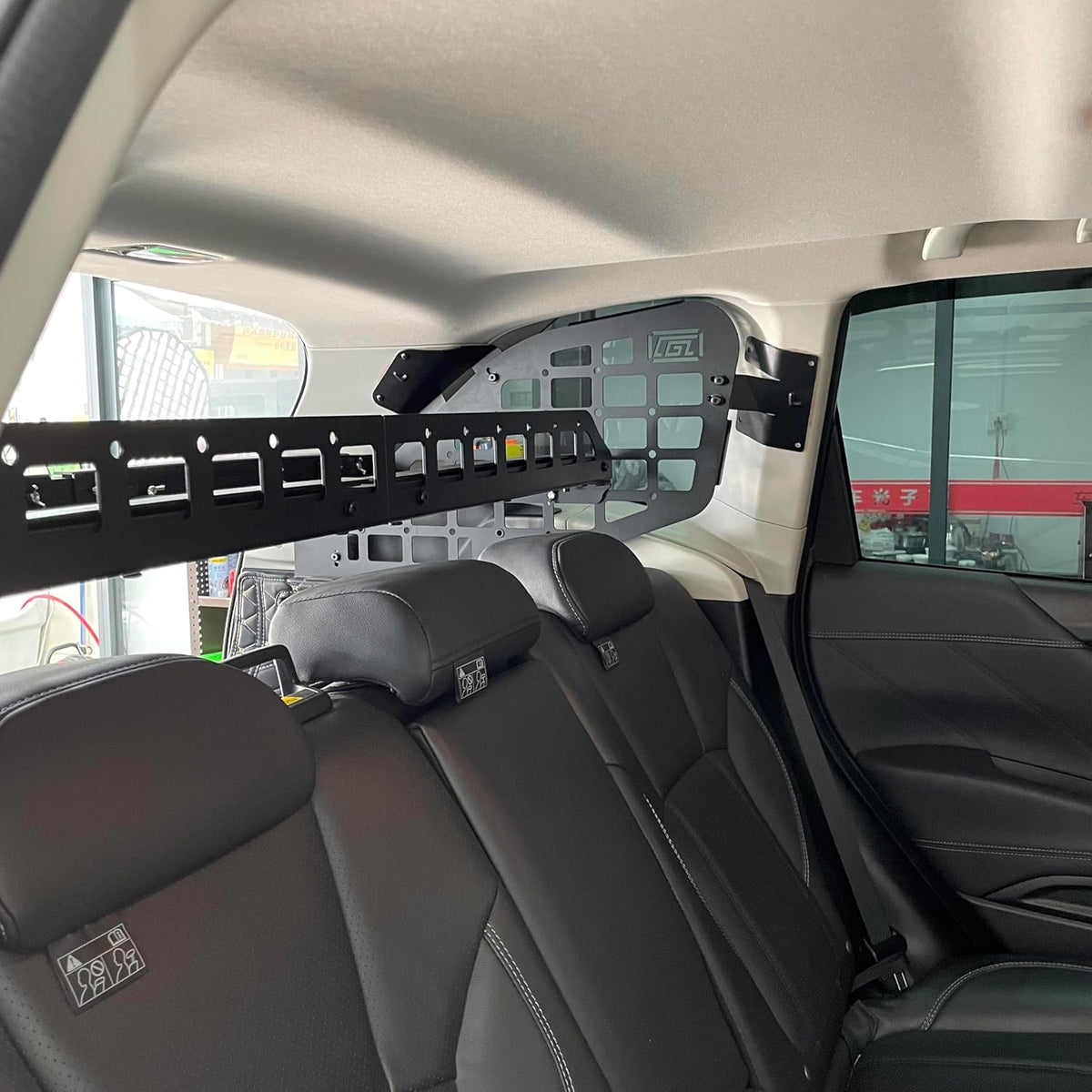 HIGH FLYING for Subaru Forester 2019-2024 Car Accessories Modular Storage Molle Panels System Trunk Shelf Luggage Storage Carrier Trunk Organizer Aluminum Alloy (Trunk Shelf)