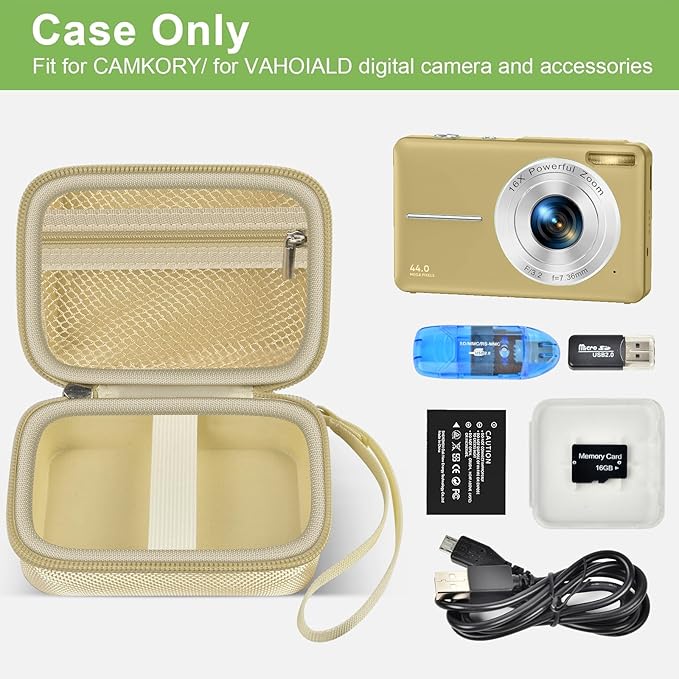 Case Compatible with CAMKORY Digital Camera/for VAHOIALD FHD 1080P Digital