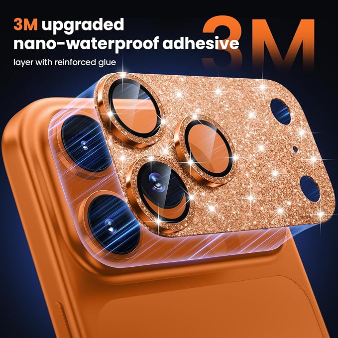 WSKEN for iPhone 17 Pro Camera Lens Protector, Metal Aluminum Alloy Tempered