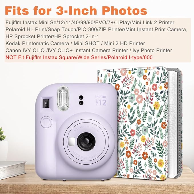 Fintie Instax Mini Photo Album for 2x3-Inch Film