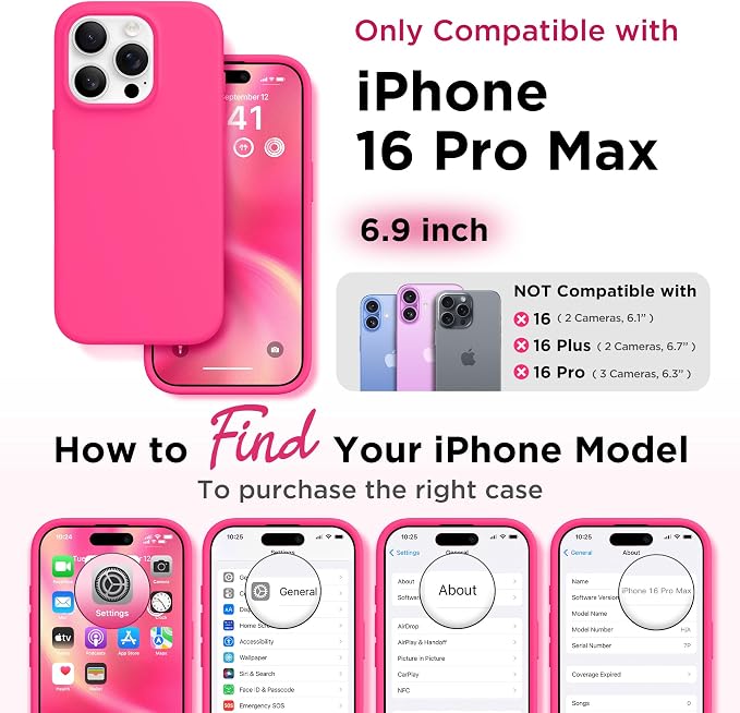 GolbinBox Magnetic for iPhone 16 Pro Max Case, Compatible