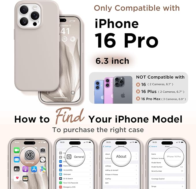 GolbinBox Magnetic for iPhone 16 Pro Case, Compatible