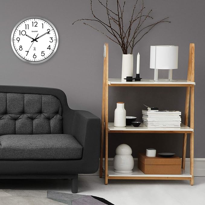 Sharp Atomic Analog Wall Clock
