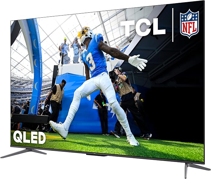 TCL 65-Inch Q6 QLED 4K Smart TV with Google TV (65Q650G, 2023 Model) Dolby Vision, Dolby Atmos, HDR Pro+, Game Accelerator Enhanced Gaming, Voice Remote, Works with Alexa, Streaming UHD Television