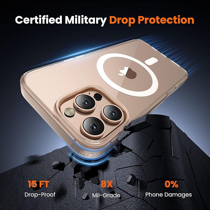 toushion 3 in 1 for iPhone 16 Pro Case Clear