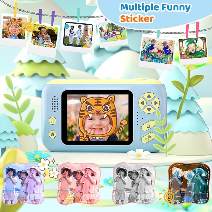 Makolle Camera for Kids, Portable Travel Camera for Childrens Age 3-8, Drop