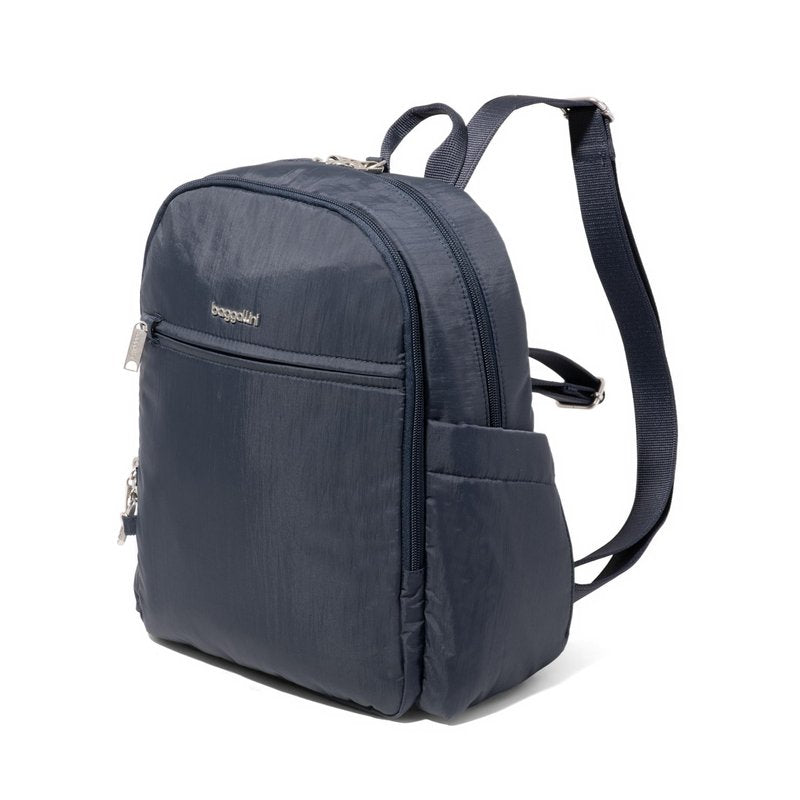 Securtex Anti-Theft Getaway Backpack - 9.4"x13"x5" Travel Safe Bag w/Locking Zippers, Slash-Resistant, RFID