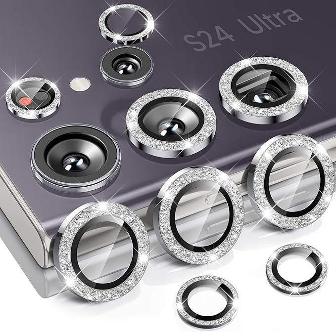 Hoerrye for Samsung Galaxy S24 Ultra Camera Lens Protector, Case-Friendly