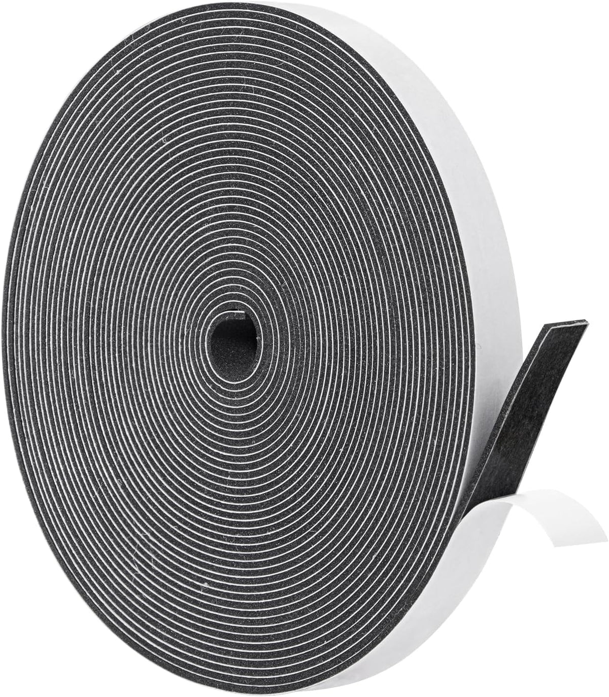 Yotache High Density Foam Tape Neoprene Weather Stripping 1/2" x1/16 for Door Insulation, Soundproofing, Rattle, Total 33 Feet Long