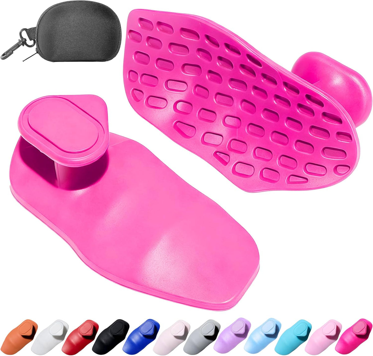 Ryptfit Silicone Gym Grips - Anti-Slip Weightlifting Gloves for Men & Women | Perfect for Barbell & Pull-Ups