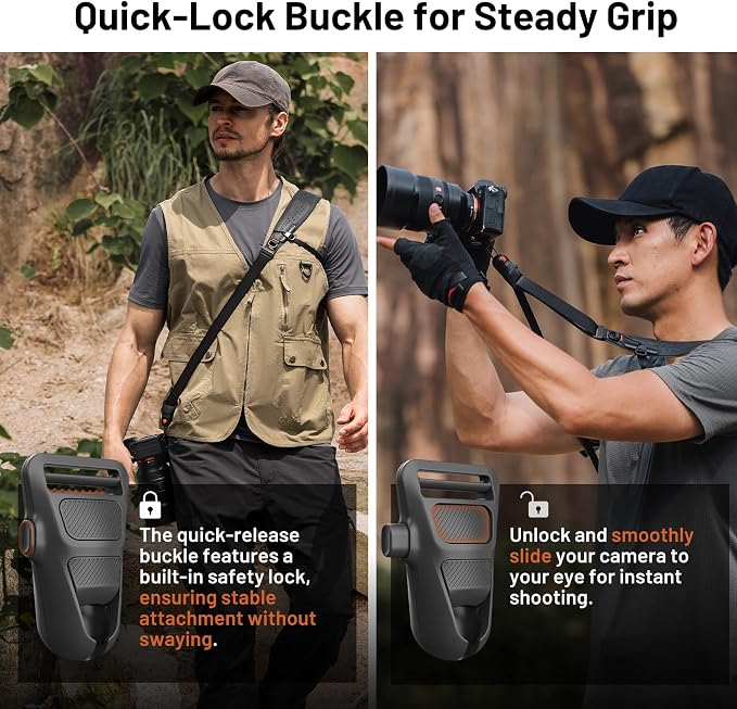 PGYTECH Camera Strap Pro, Quick Release Heavy Duty Camera Shoulder Strap