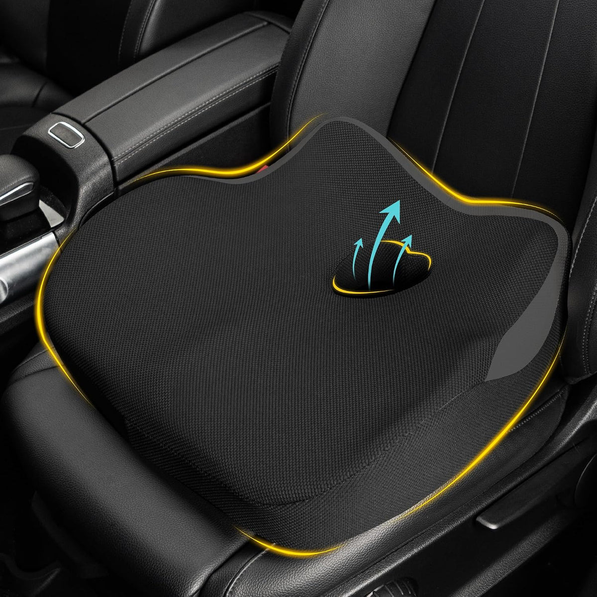 Allaboutsla Car Seat Cushion for Driving, Car Seat Pillow for Short Drivers