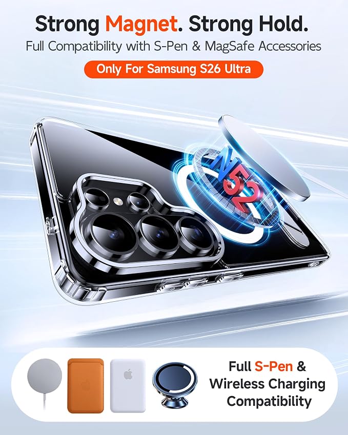 LeYi for S26-Ultra Case Clear