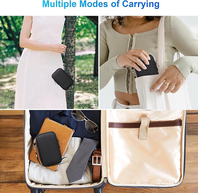 Canboc Case for Canon PowerShot SX740/SX730, Hard Carrying Case + Soft Silicone