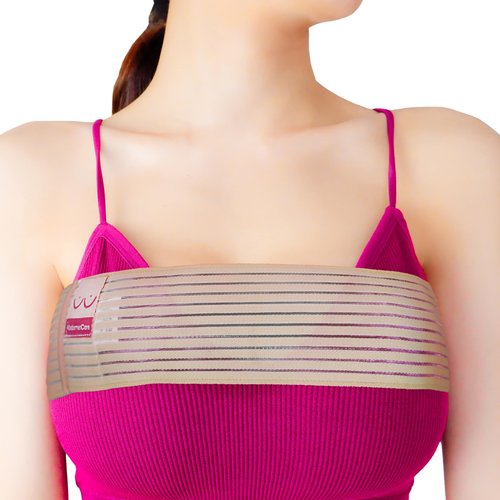 Abdomencare Breast Implant Stabilizer Band I Post Surgery Breast Band Chest Compression Wrap for Women I Breast Augmentation Band I Bra Breast Reduction Recovery Supplies for Healing I One Size