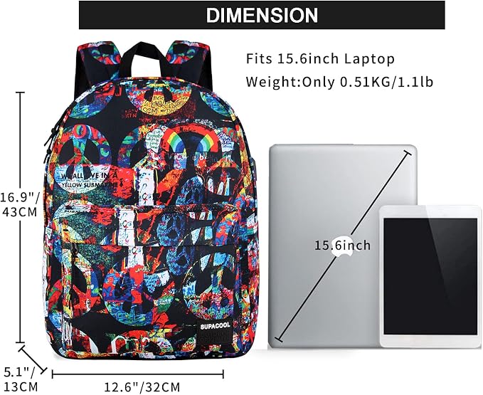 SUPACOOL Casual Laptop Backpack