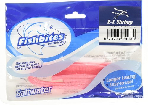 Fishbites E-Z Shrimp - Long-Lasting Flavor for Ultimate Fishing Success | Perfect for All Anglers