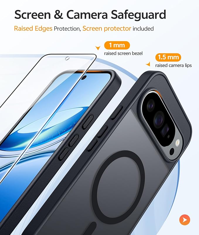 FNTCASE for Google Pixel 10 Pro Case: for Pixel 10 Case Translucent Matte Cases