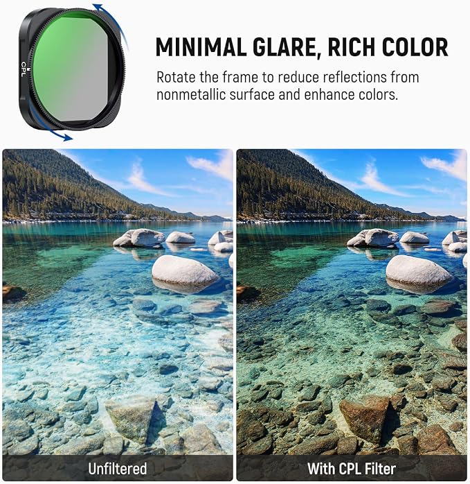 NEEWER 4 Pack ND Filter Set Compatible