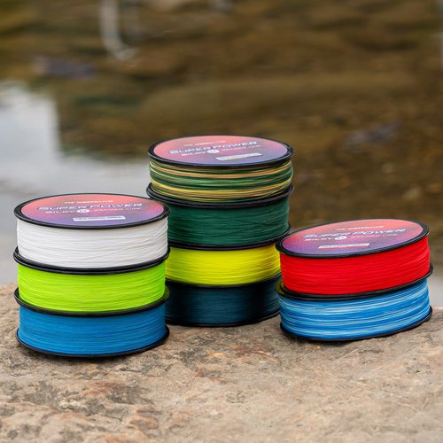 KastKing Superpower Silky8 Braided Fishing Line, Grass Green, 8 Strands, 20 LB, 150 Yds