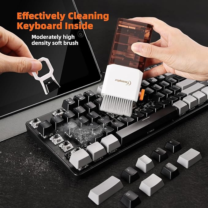 Tassmpitor Laptop Screen Keyboard Cleaner Kit, All in 1 Electronics Cleaning