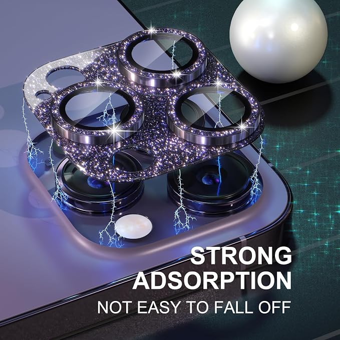 Choiche for iPhone 14 Pro/iPhone 14 Pro Max Camera Lens Protector, Bling Camera