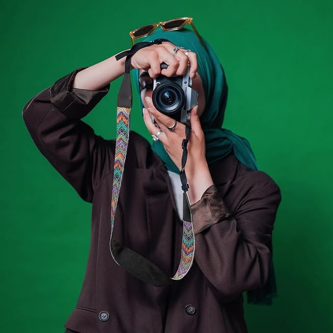 Camera Strap, Jacquard Weave 2" Shoulder Neck Straps