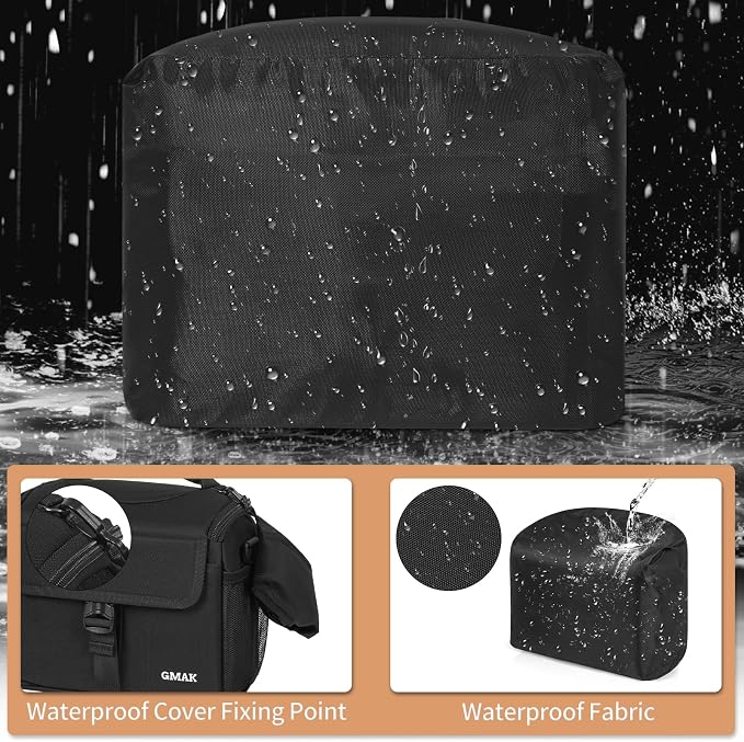 GMAK Waterproof Camera Bag for Photographers, Anti-shock Camera Shoulder Bags