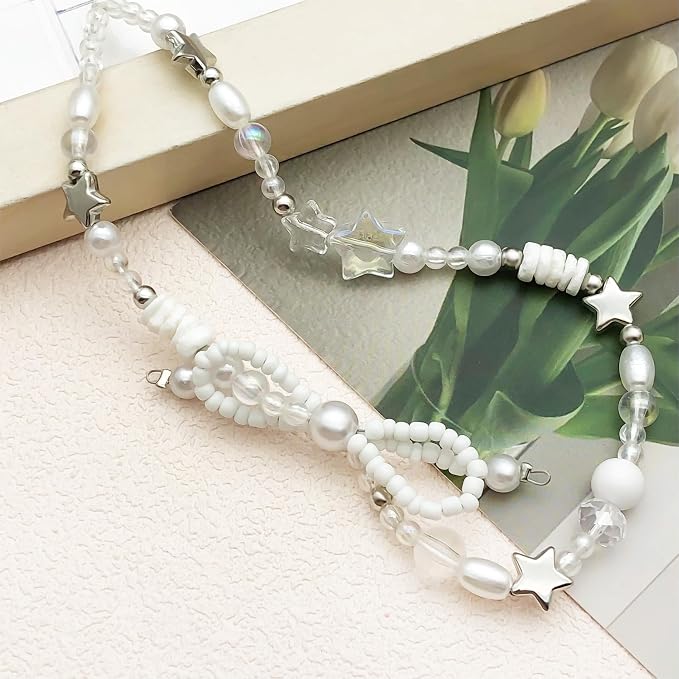 Beaded Camera Wrist Strap Cute Digital Camera Charm Lanyard Phone Chain
