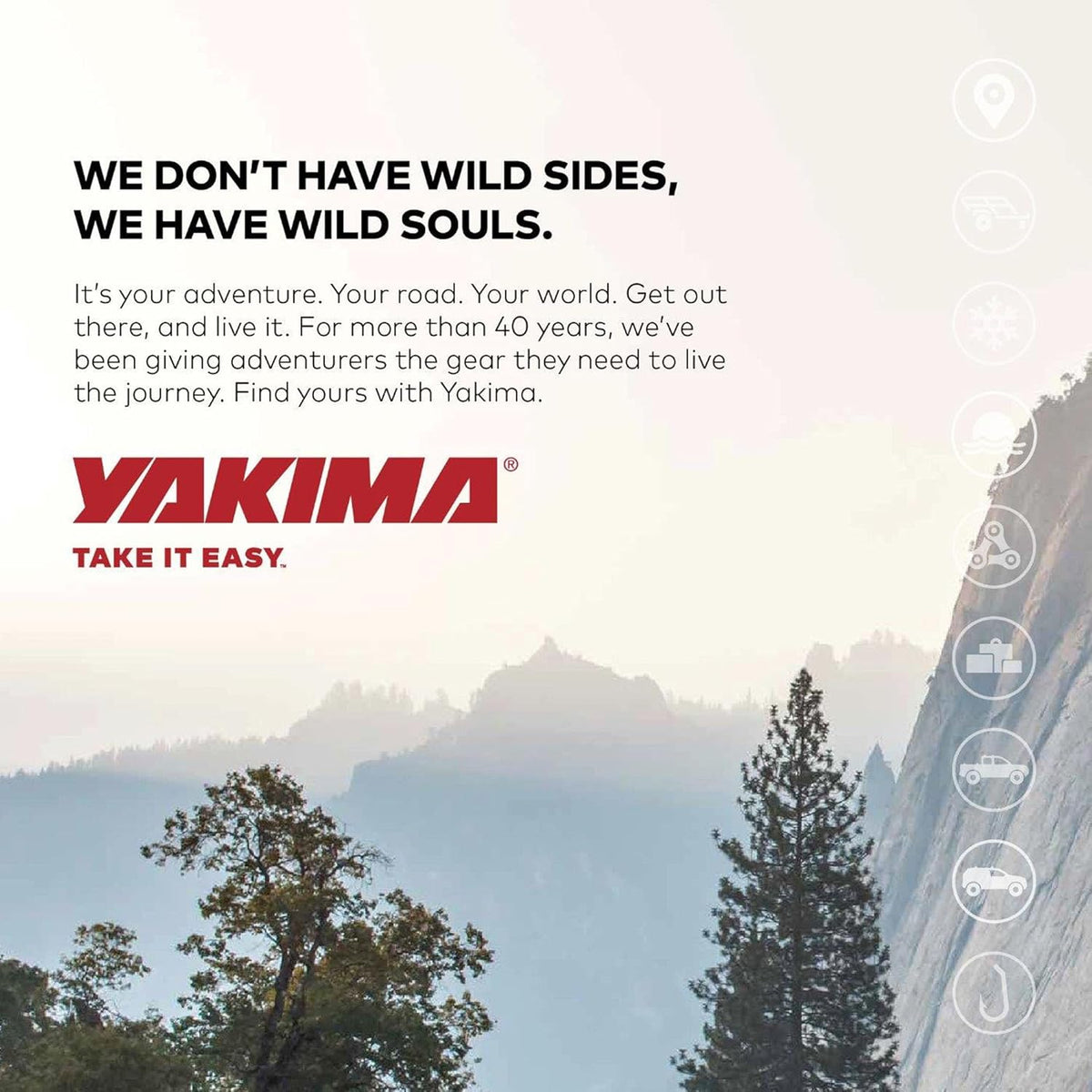 Yakima 4-Bike Vertical Hanging Hitch Mount Carrier - Durable Tilt-Away Steel Bike Rack | Hangover 4