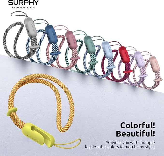 SURPHY 2 Pack Phone Lanyard for Cellphone Case, Phone Wrist Strap for Case