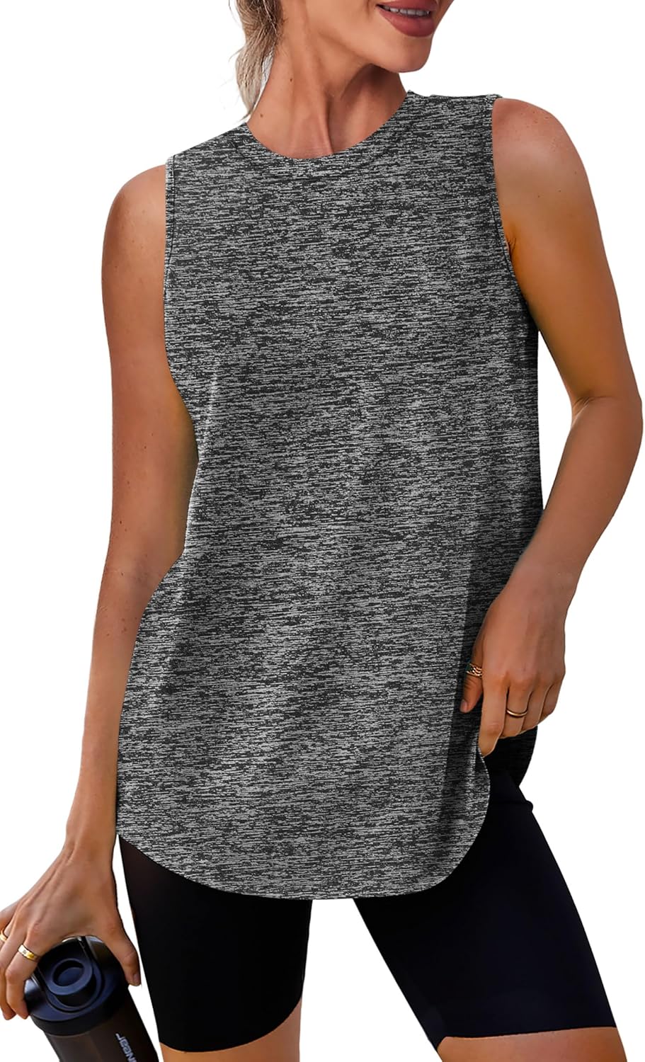 Skiennix Women's Workout Tank Tops - Lightweight Sleeveless Athletic Shirts for Running, Yoga & Tennis