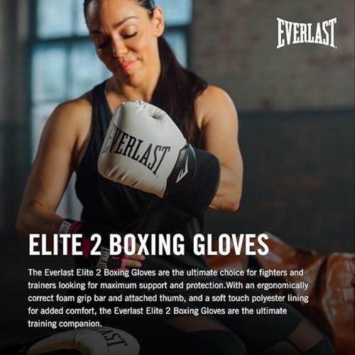 Everlast Elite 2 Boxing Gloves - Premium Protection & Comfort | Ideal for Training & Sparring