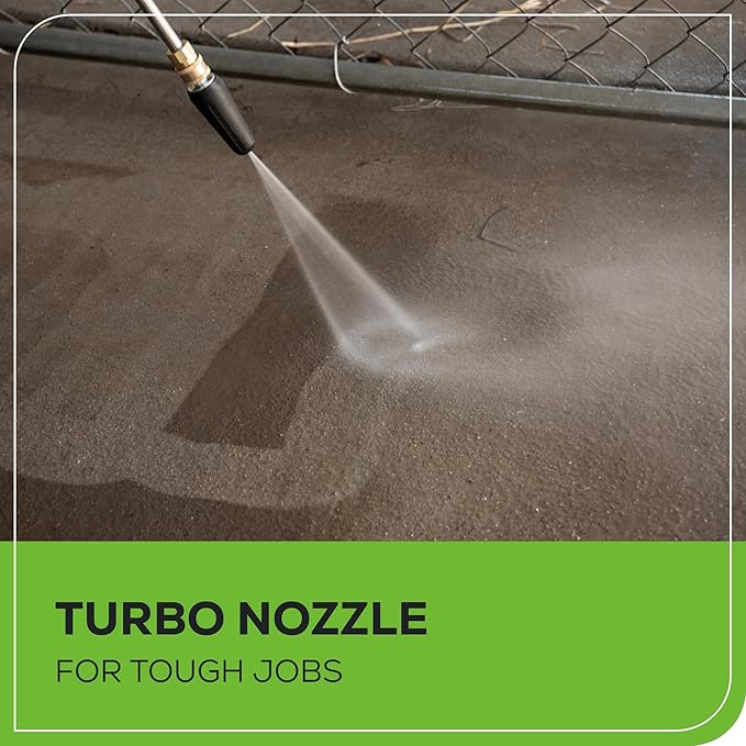 Greenworks 3000 PSI Pressure Washer (2.0 GPM Max) with Foam Cannon – Easily Remove Dirt and Grime on Siding, Fences, Patios,