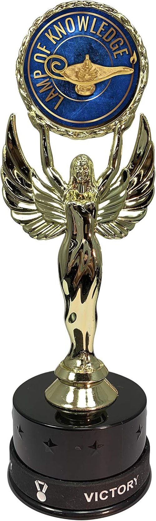 Express Medals Lamp of Knowledge Trophy Award - 7.5 Inch with Removable Silicone Victory Wrist Band