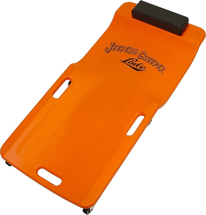 Lisle 93202 Orange Neon Low Profile Plastic Creeper