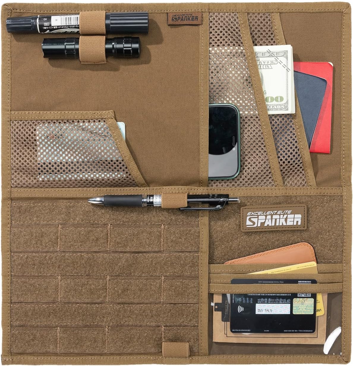 EXCELLENT ELITE SPANKER Tactical Car Visor Panel Organizer