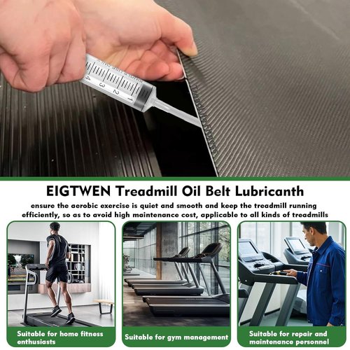 EIGTWEN Treadmill Lubricant - 500ml 100% Silicone Oil for High-Temperature Stability | Compatible with Most Treadmills