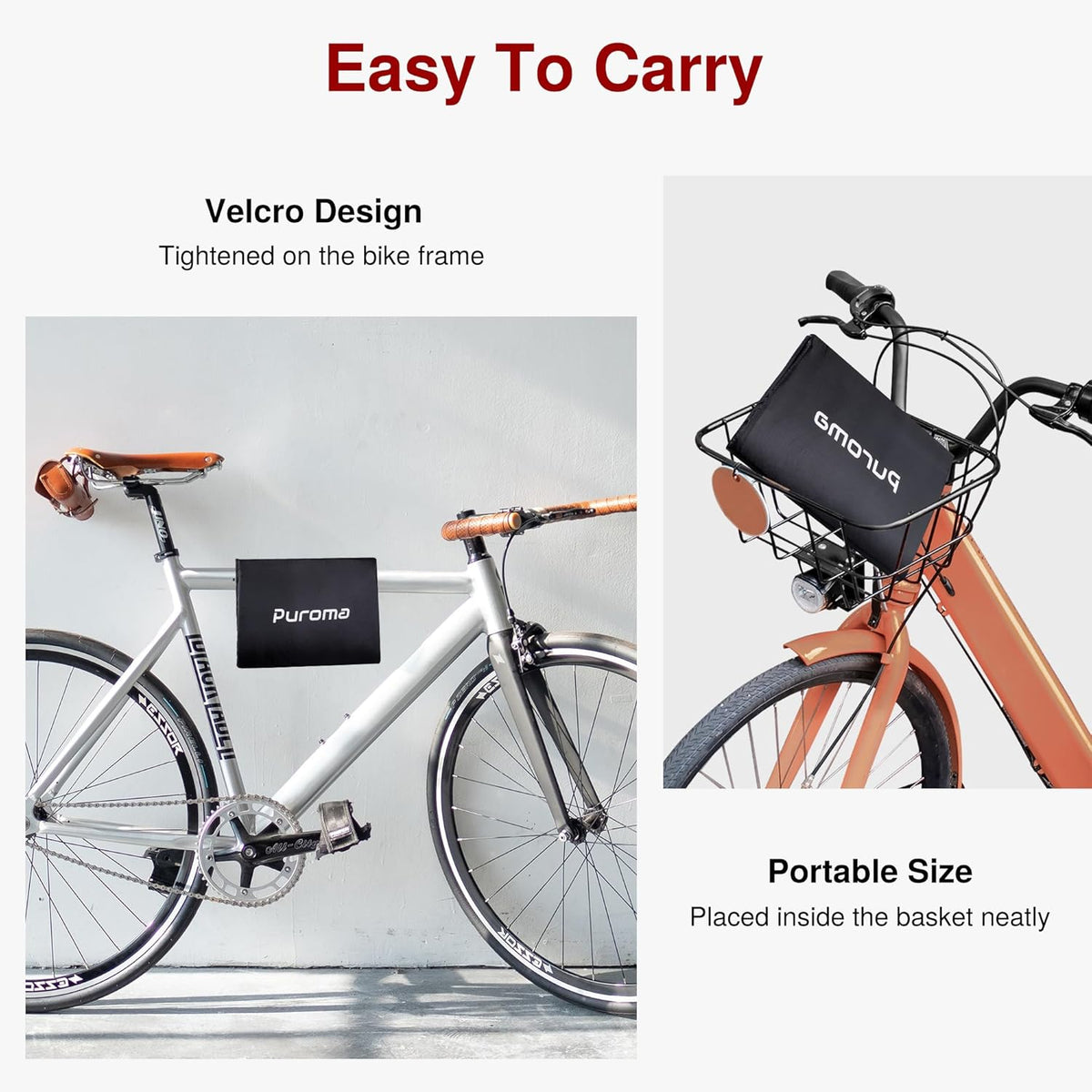 Puroma Bike Cover - Waterproof Outdoor Storage for 1-3 Bikes | UV, Dust & Wind Protection with Lock Hole