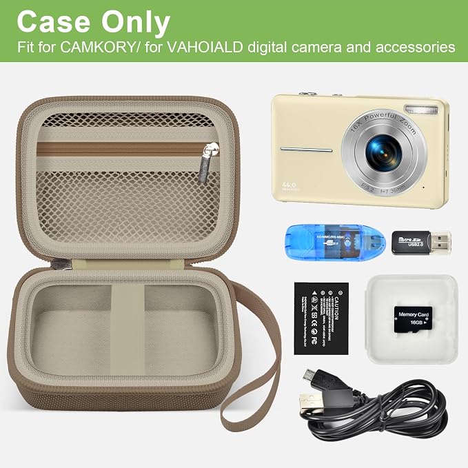 ALKOO Case Compatible with CAMKORY Digital Camera/for VAHOIALD FHD 1080P