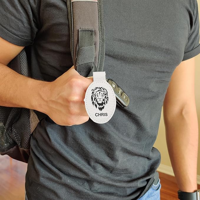 LaserGram Oval Keychain, Water Polo, Personalized Engraving Included