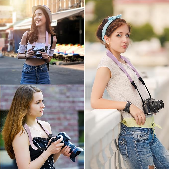FIEIL Neck Strap Silicone Camera Straps