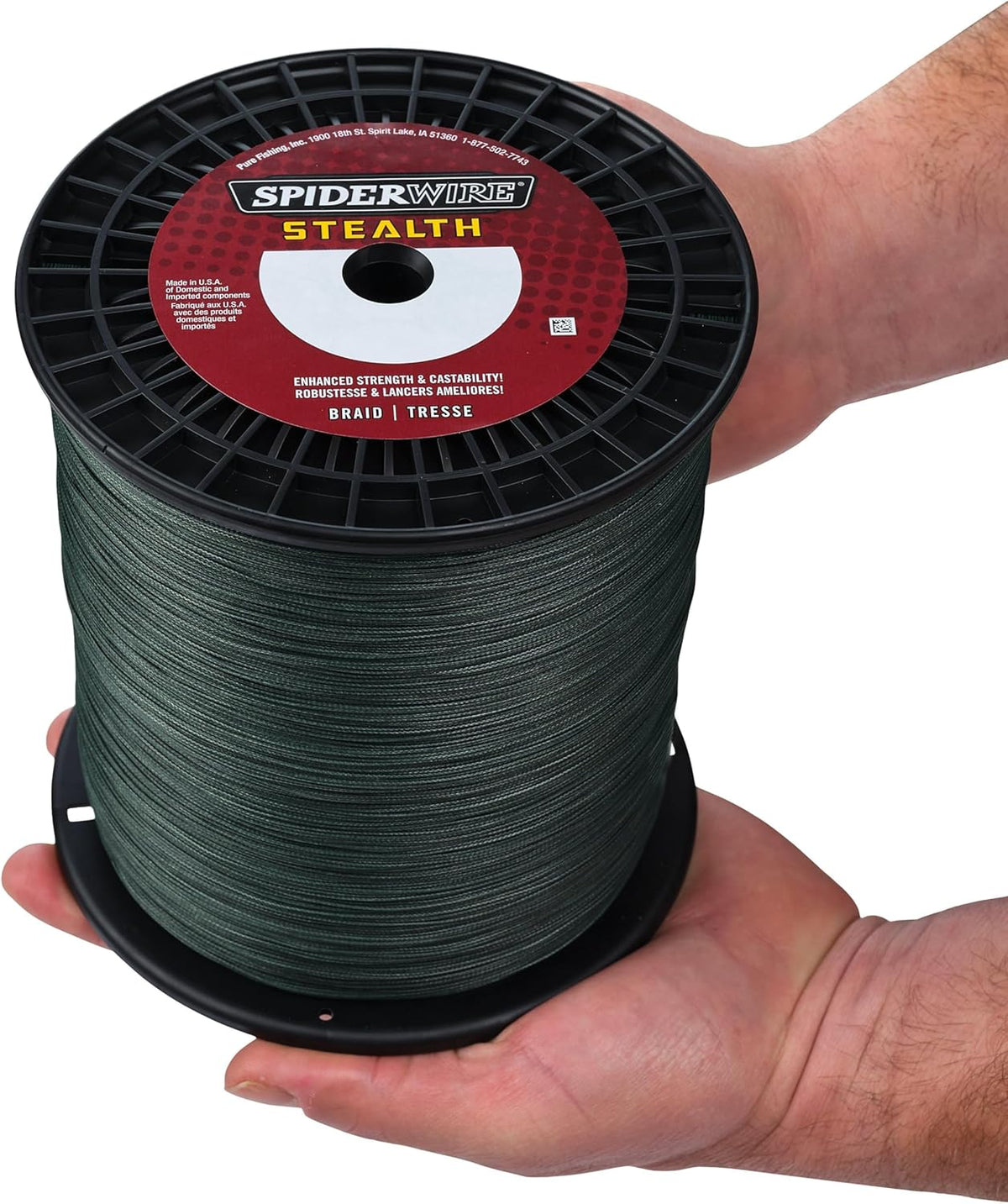 SpiderWire Stealth Braid Fishing Line - Durable, High-Performance Fishing Line | 150 Yards, Green