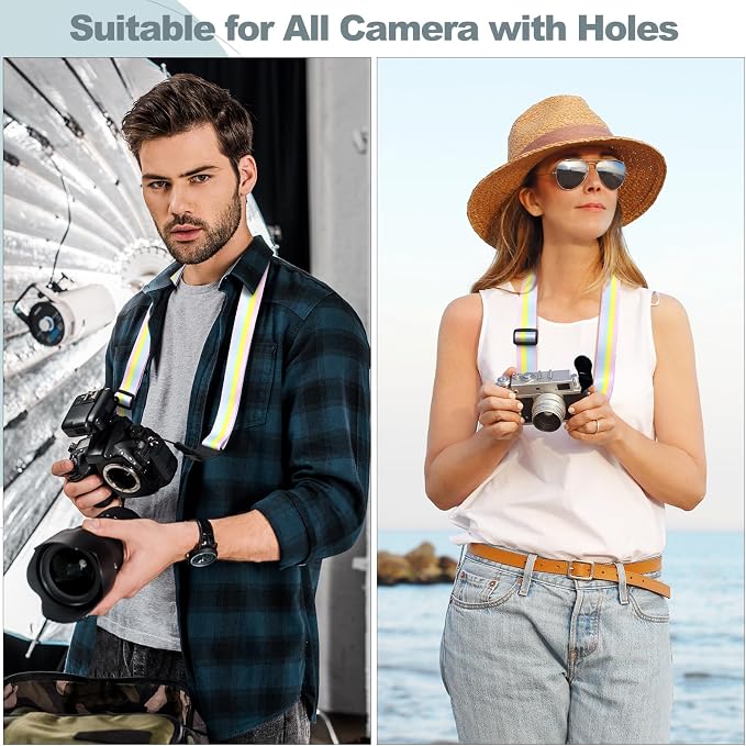 Adjustable Shoulder Strap, Comfortable Camera Strap, Neck Lanyard